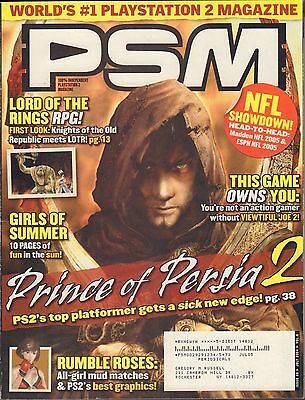 PSM July 2004 Prince of Persia 2, Rumble Roses w/ML VG 070816DBE2