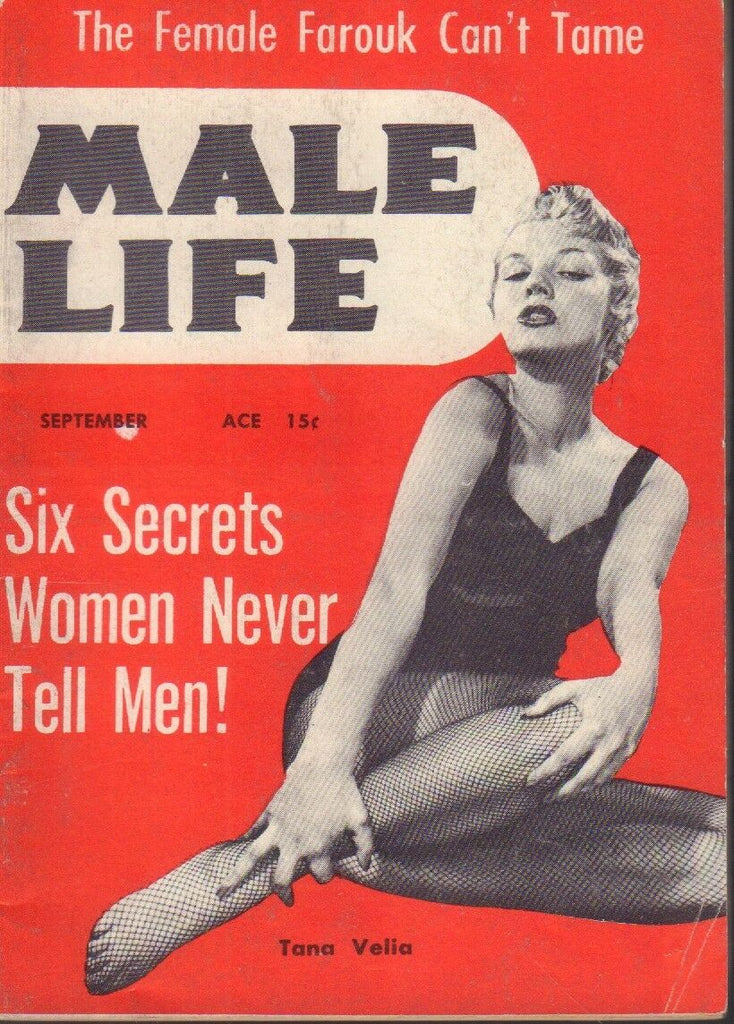 Male Life September 1955 Tana Veila Cheesecake Pin Up 091318AME2