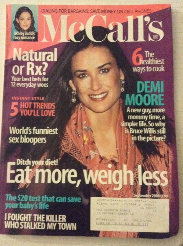 Mccall's Magazine Demi Moore 5 Hot Trends September 2000 040319nonrh
