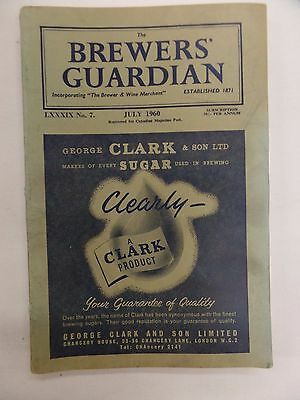 The Brewers Guardian July 1960 George Clark & Son LTD VG 081016DBE