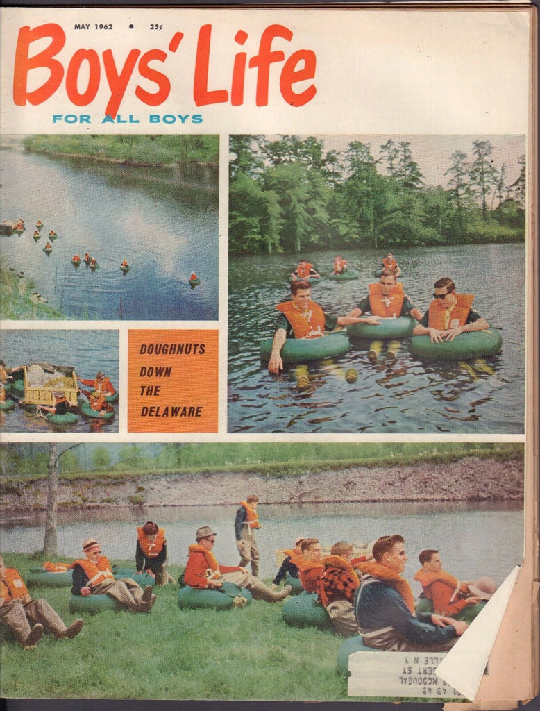 Boy's Life May 1962 Doughnuts Down The Delaware w/ML 011717DBE