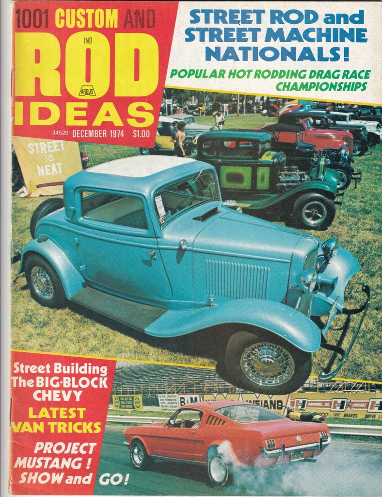 1001 Custom and Rod Ideas Mag Street Machine Nats December 1974 082419nonr