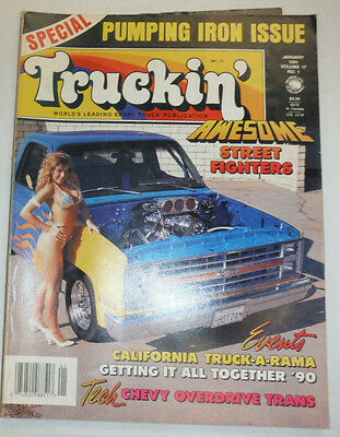 Truckin' Magazine California Truckarama Chevy Overdrive January 1991 041415R