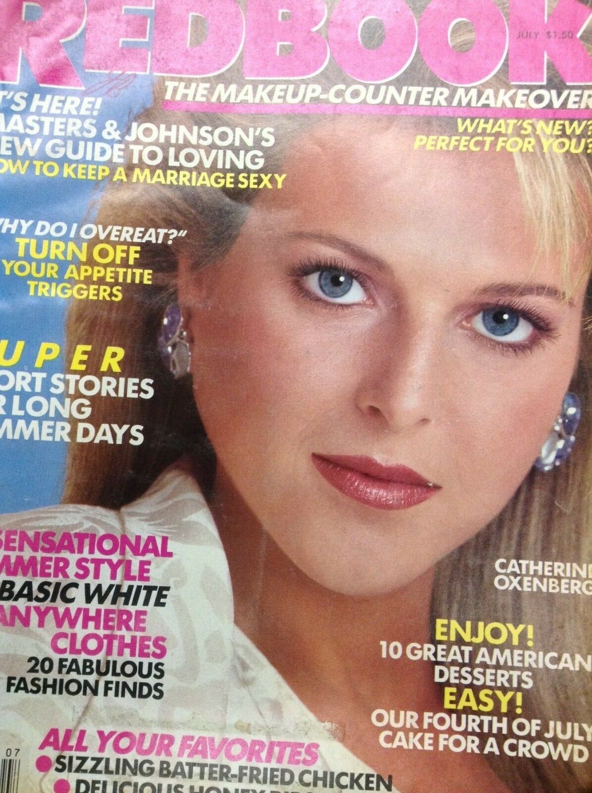 Redbook Magazine Catherine Oxenberg July 1986 012319nonr – mr-magazine ...
