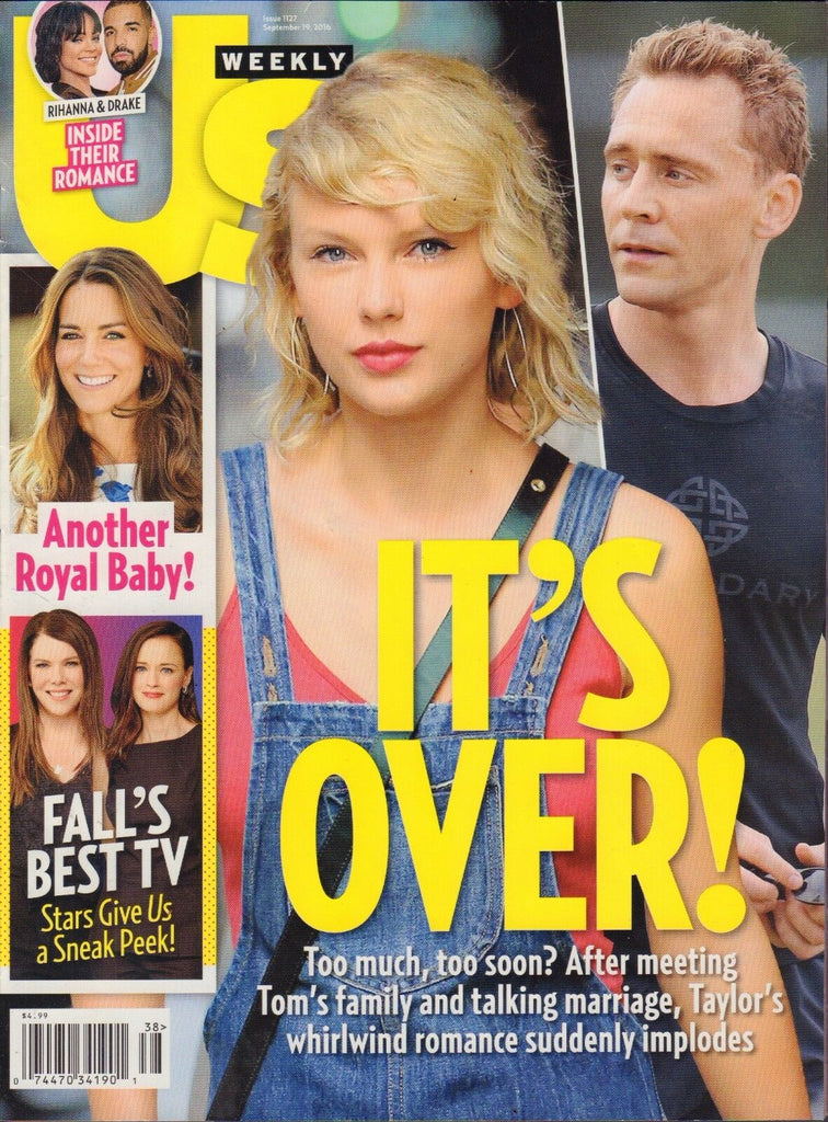 US Weekly September 19 2016 Taylor Swift, Tom Hiddleston, Drake VG 110916DBE