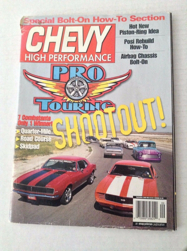 Chevy High Performance Magazine Pro Touring Shootout September 2000 030317NONRH