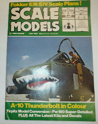Scale Models Magazine A-10 Thunderbolt In Colour July 1983 040915R