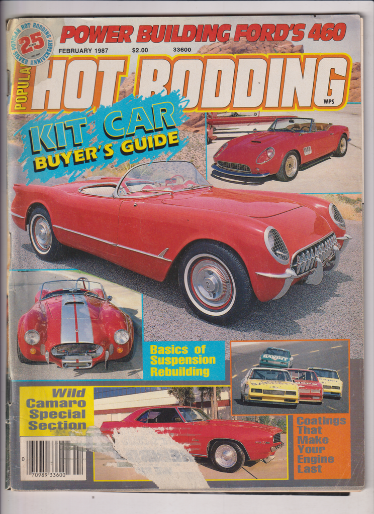 Popular Hot Rodding Mag Kit Car Buyer's Guide February 1987 012420nonr