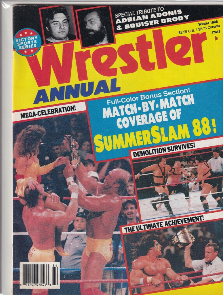 The Wrestler Magazine Hulk Hogan Bruiser Brody Winter 1988 061719nonr