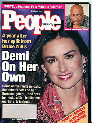 People Magazine September 6 1999 Demi Moore Montel Williams EX 012116jhe