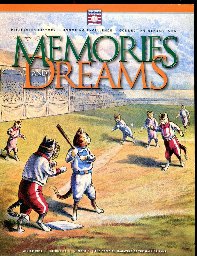 Memories And Dreams HOF Magazine Winter 2012 EX 010417jhe