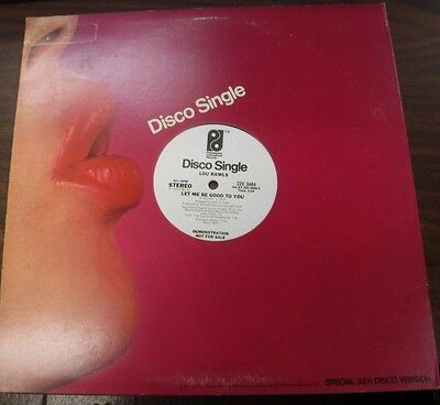 Disco Single Let me be good to you DEMO White Label AA-AF 8 PIR 091016LLE