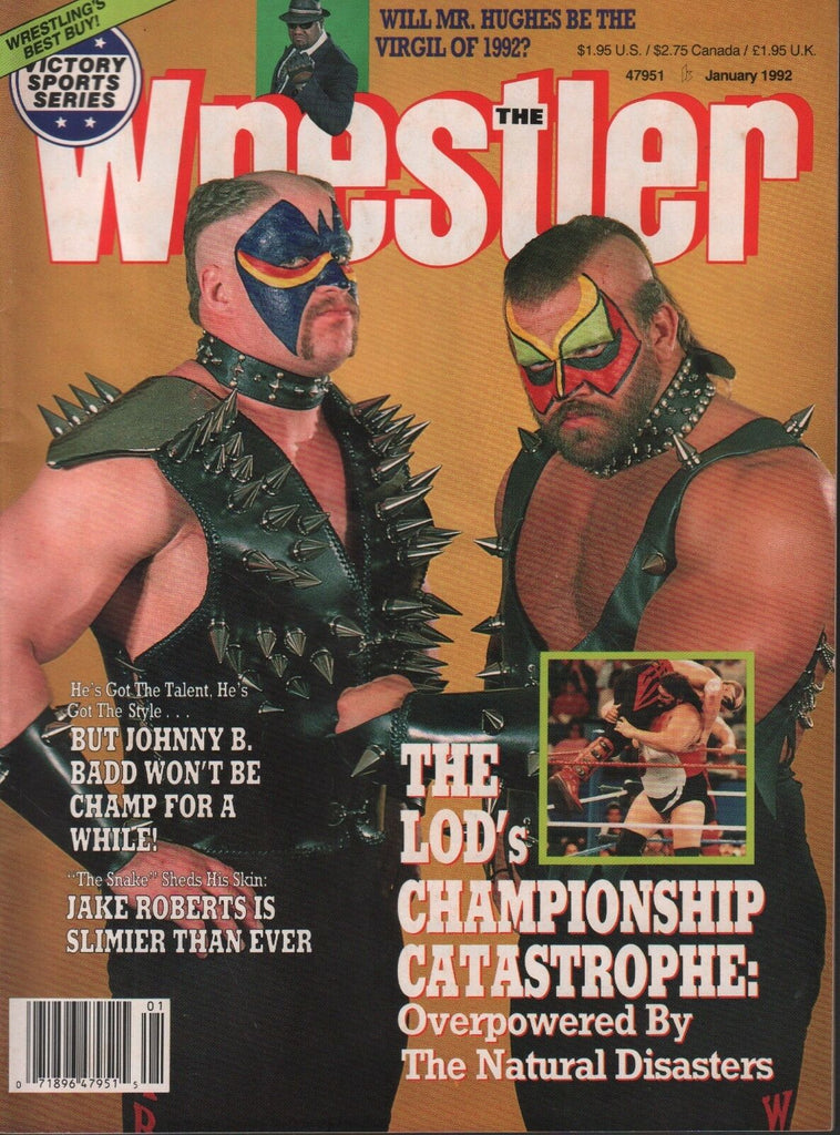 The Wrestler January 1992 Legion of Doom Jake Roberts 041018DBE2