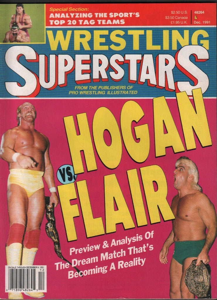 Wrestling Superstars December 1991 Hulk Hogan Ric Flair 041018DBE2