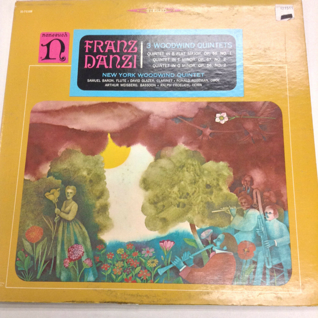 Franz Danzi 3 Woodwind Quintets H71108 Nonesuch 33RPM 031017RR