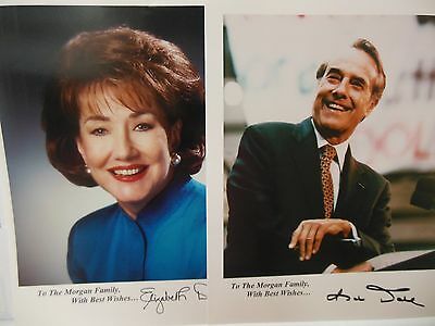 Autographed Bob & Elizabeth Dole 8x10 Photos w/COA 100% REAL GUARANTEED