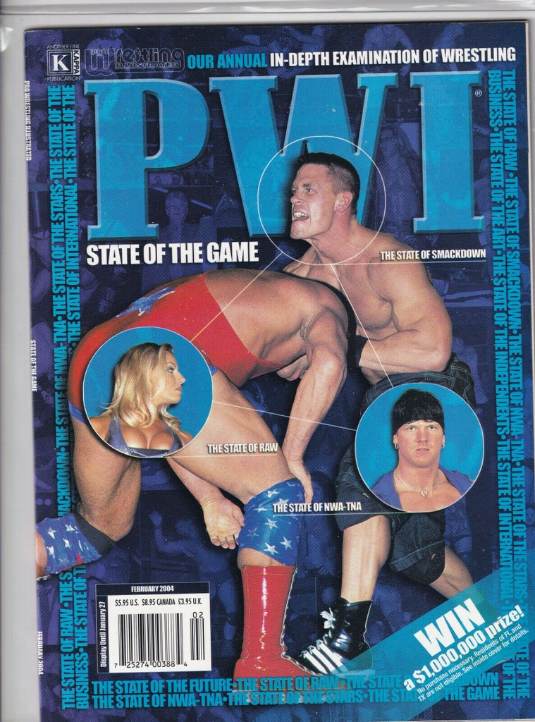 Pro Wrestling Illustrated John Cena Kurt Angle February 2004 060519nonr