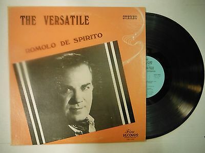 33 RPM Vinyl The Versatile Romolo De Spirito Fine LPS7112 120814KME