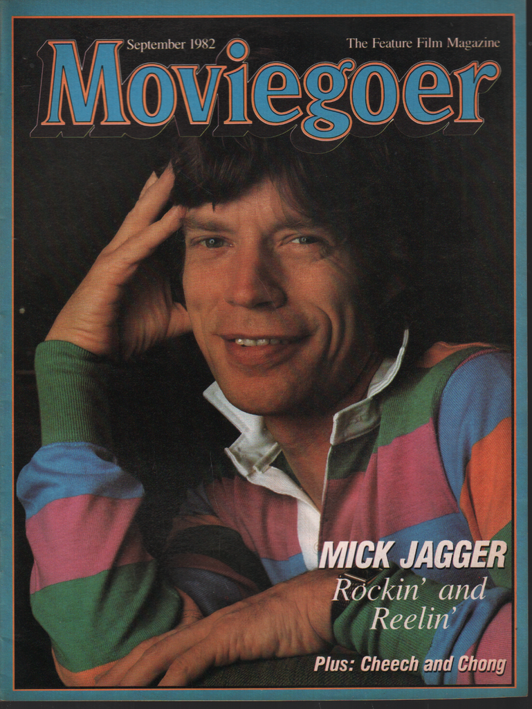 Moviegoer September 1982 Mick Jagger Rolling Stones Cheech & Chong 072320ame