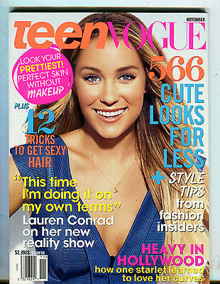 Teen Vogue Magazine November 2010 Lauren Conrad EX 071216jhe