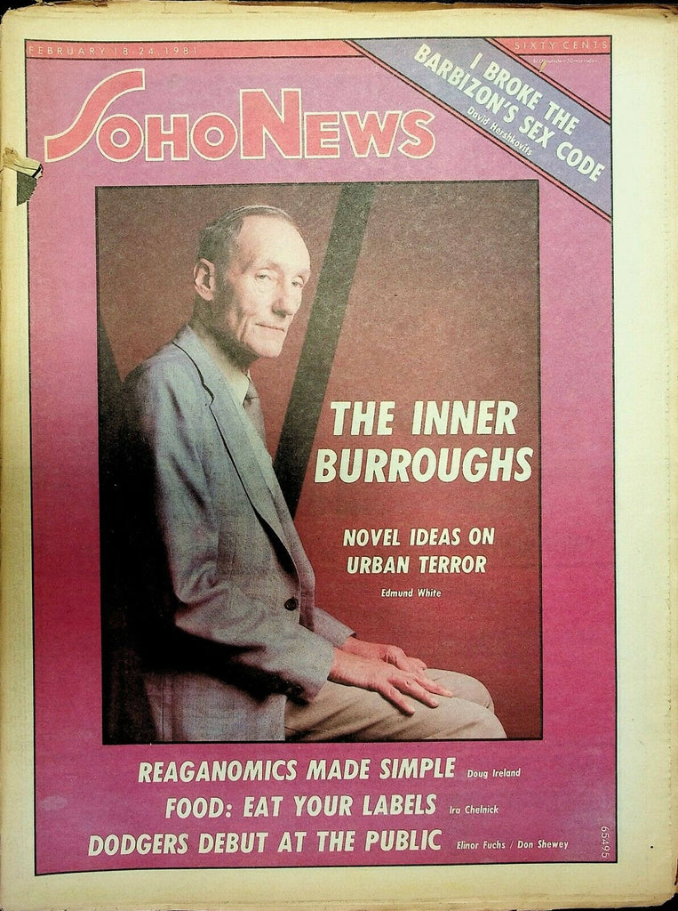 Soho News NYC February 18-24 1981 Ronald Reagon Edmund White 091120ame