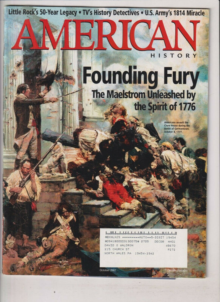 American History Mag The Maelstrom Unleashed October 2007 033120nonrh