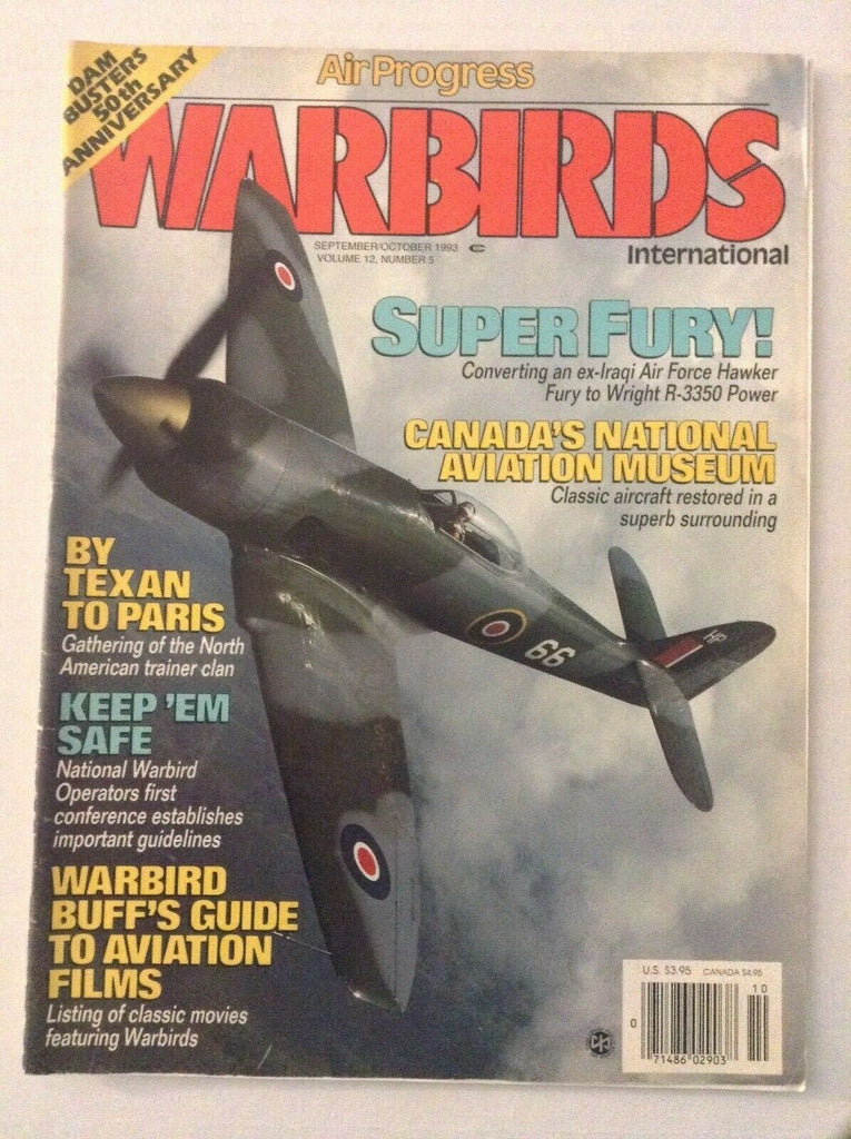 Air Progress Warbirds Magazine Ex Air Force Hawker Sept/Oct 1993 050319nonrh
