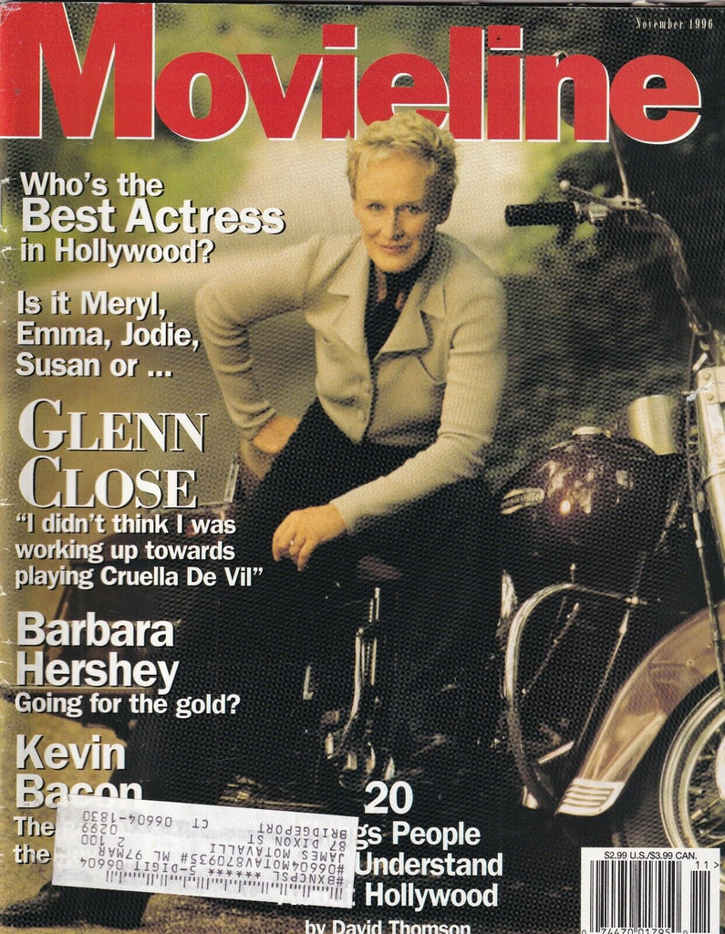 Movieline Magazine Glenn Close Barbara Hershey November 1996 100819nonr2