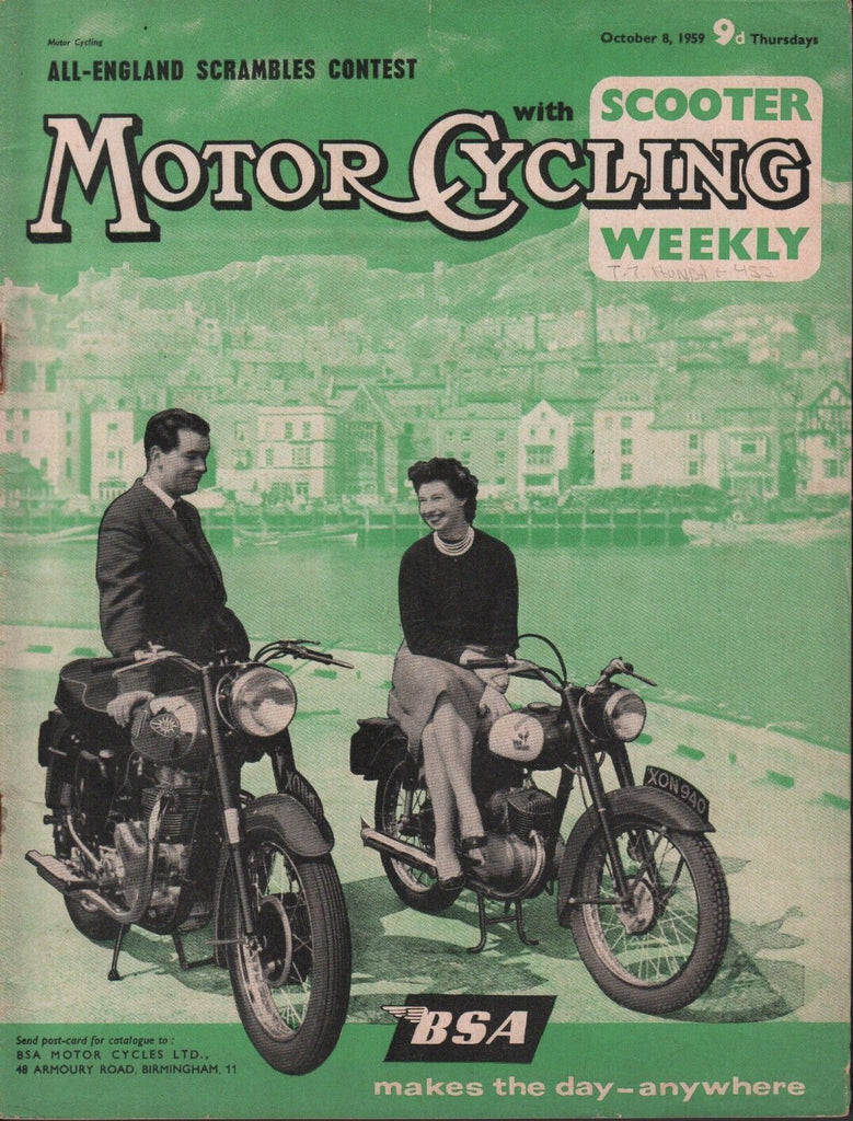 Motor Cycling October 8 1959 BSA, All-England Scrambles Contest 071717DBE