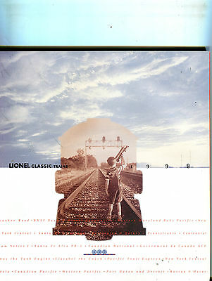 Lionel Classic Trains 1998 Catalog EX 071016jhe2