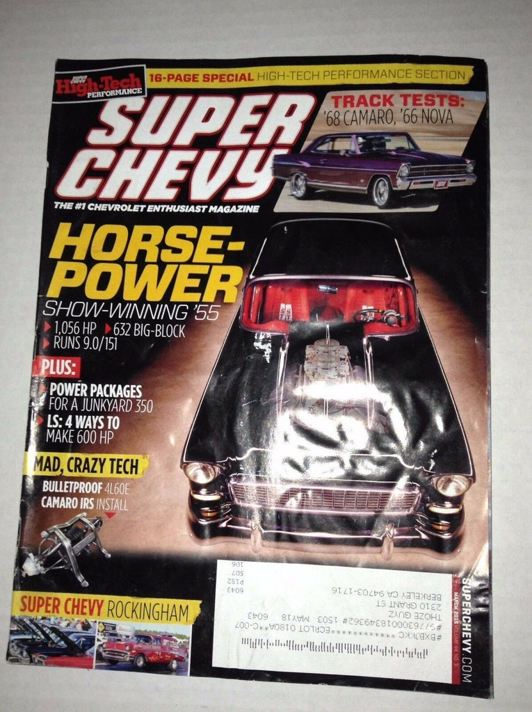 Super Chevy Magazine 632 Big Block & Camaro IRS March 2015 030717NONRH