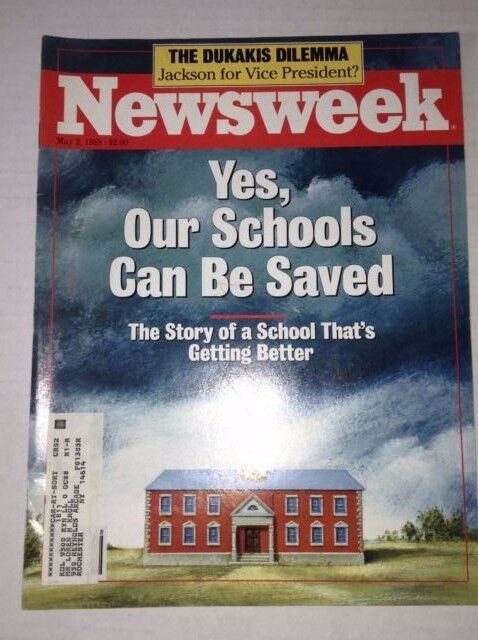 Newsweek Magazine Our Schools Can Be Saved May 2, 1988 101216R2