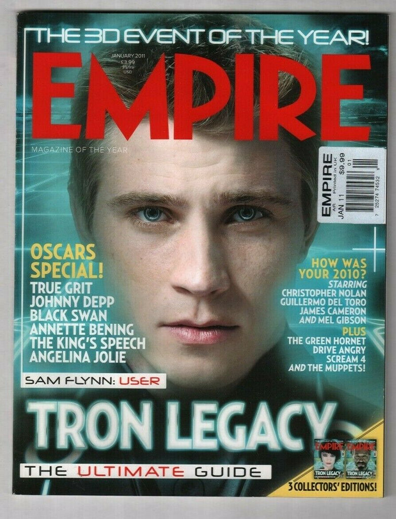 Empire UK Movie Mag Sam Flynn Johnny Depp January 2011 030420nonr