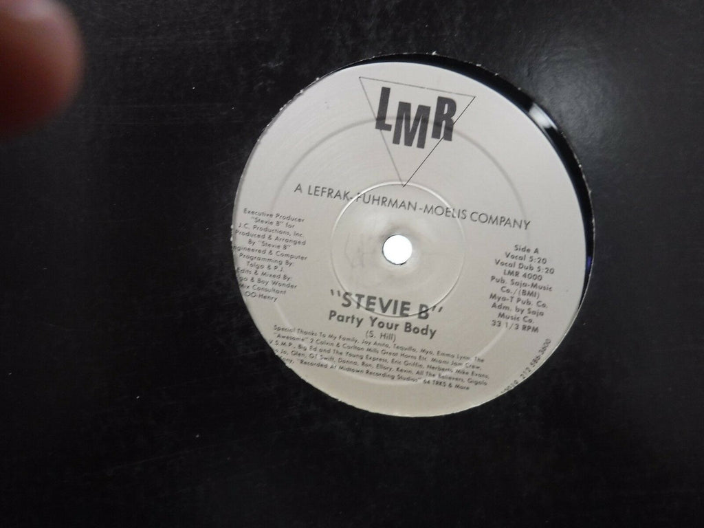 Stevie B Party Your Body 33RPM 012817LLE