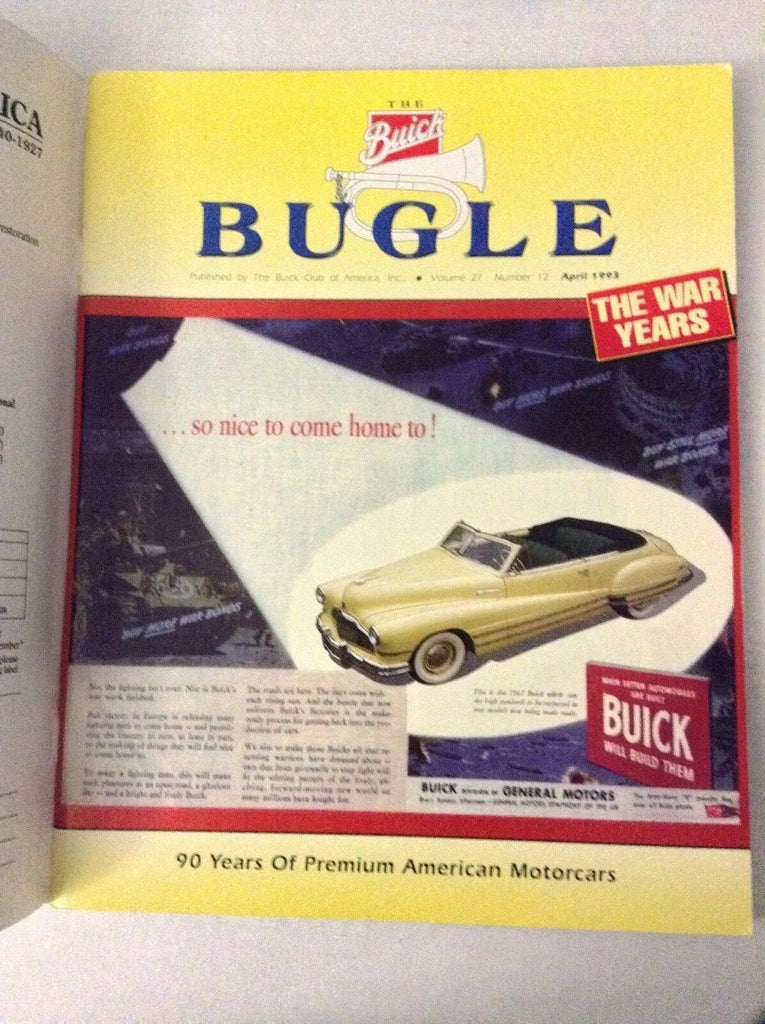 Buick Bugle Magazine The War Years April 1993 032017NONRH
