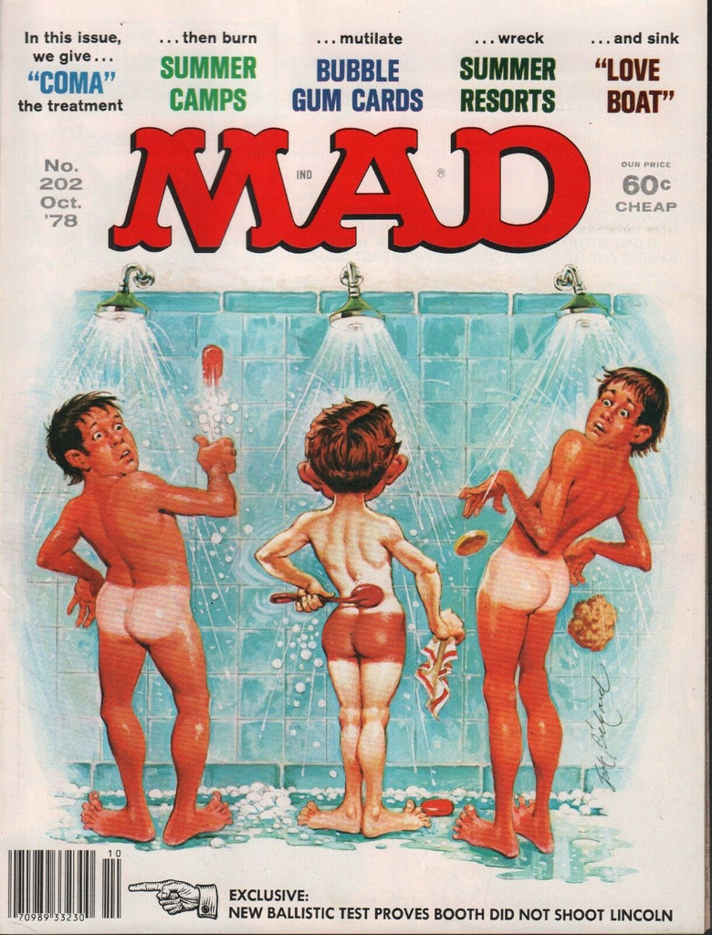 Mad Magazine October 1978 Coma love Boat Summer Camps 031318DBE