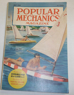 Popular Mechanics Magazine Seven Miles High In A Glider July 1950 091214R