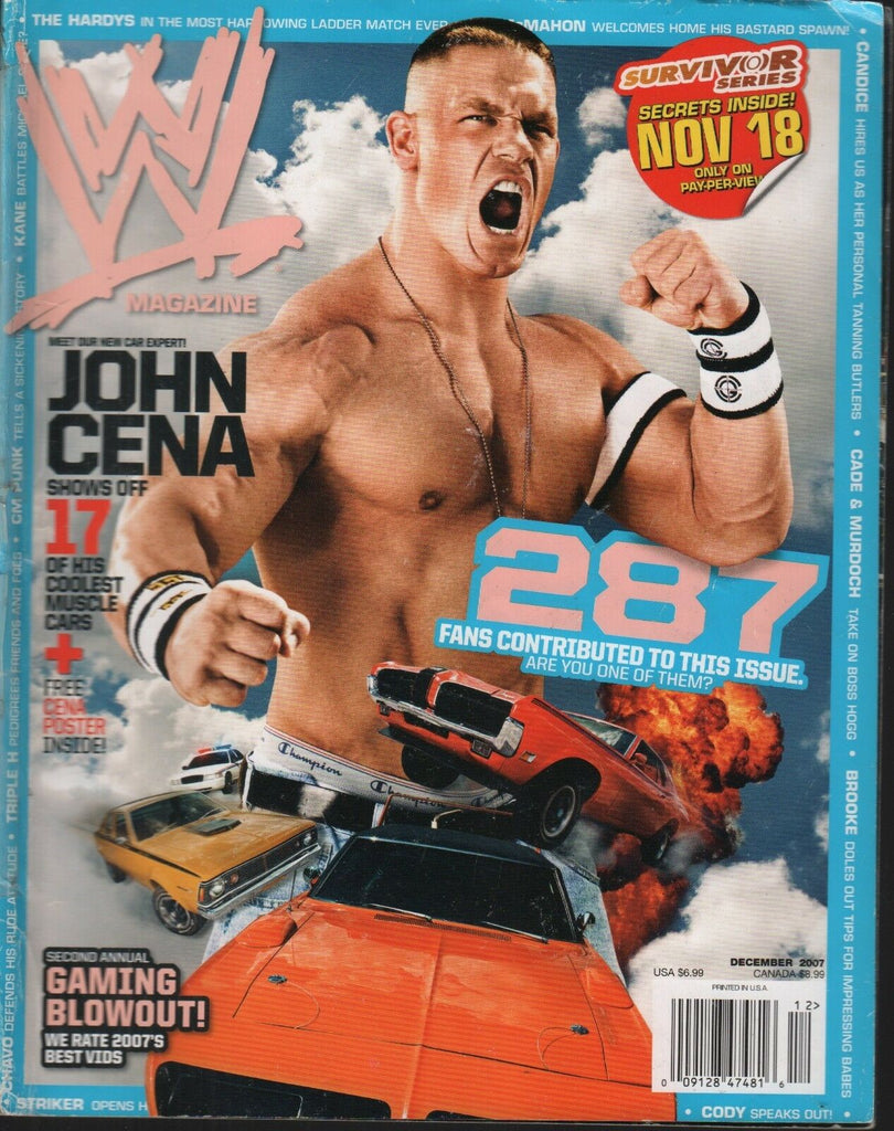 World Wrestling Magazine December 2007 John Cena 101118AME