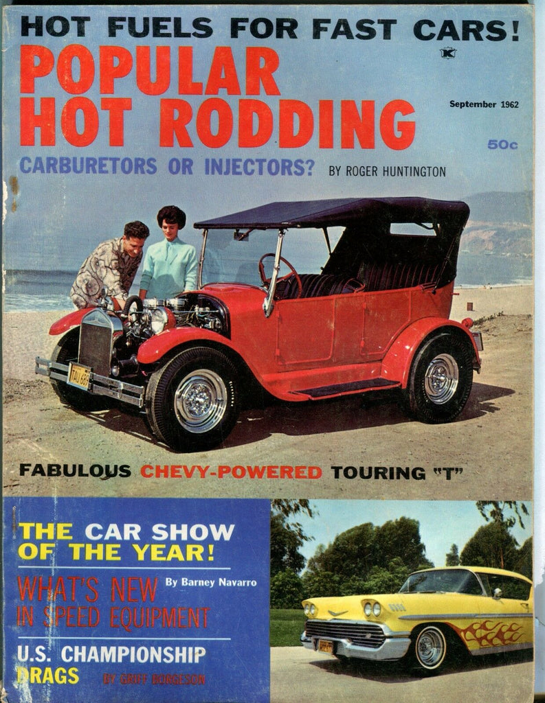 Popular Hot Rodding Magazine September 1962 Touring "T" VG No ML 030617nonjhe