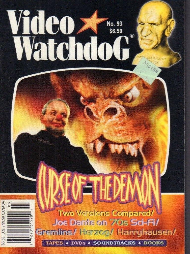 Video Watchdog no.93 Curse of The Demon Joe Donte Gremlins 021318DBE