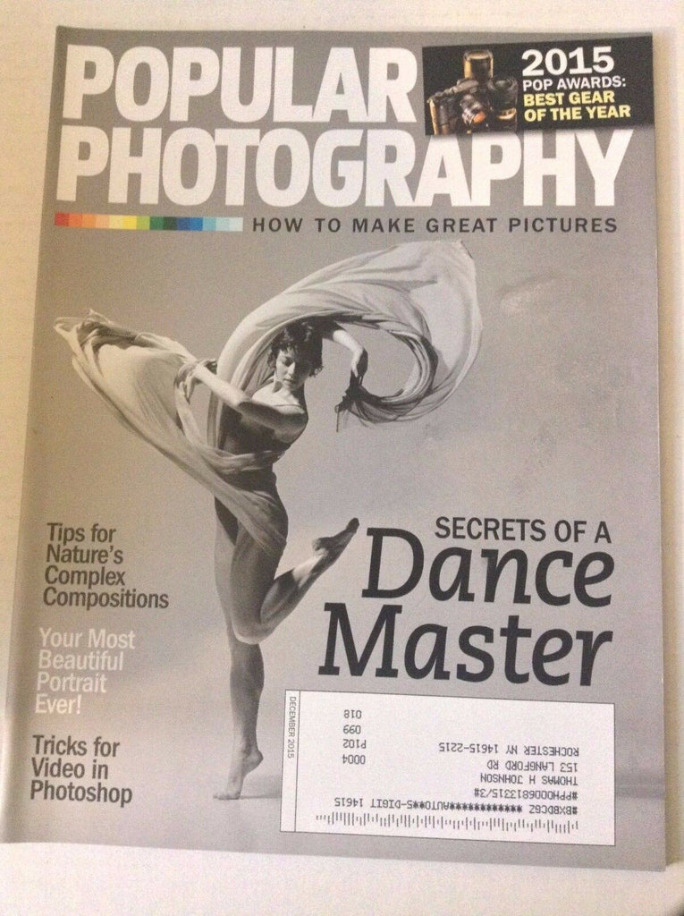 Popular Photography Magazine Secrets of A Dance Master December 2015 051117nonrh