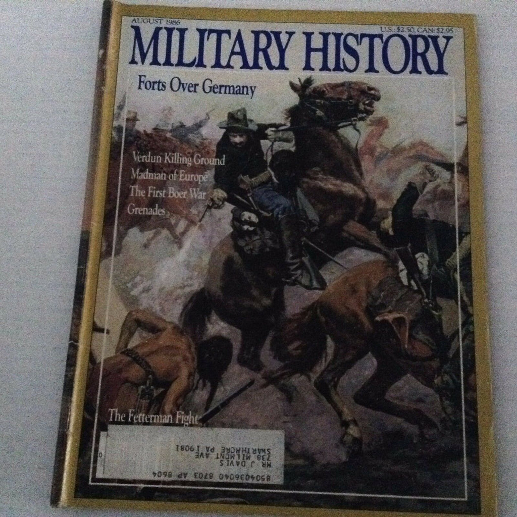 Military History Magazine Forts Over Germany Verdun August 1986 070517nonrh