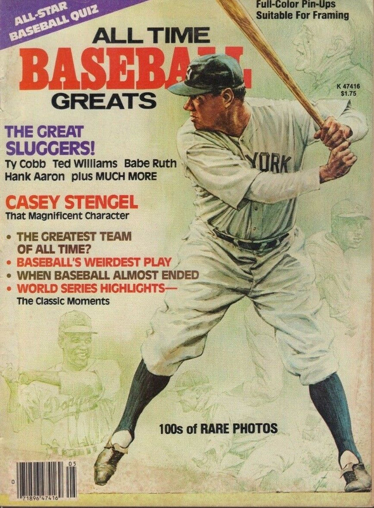 All Time Baseball Greats Starlog 1980 Jackie Robinson Sandy Koufax 011719DBE