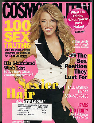 Cosmopolitan Magazine September 2008 Blake Lively EX 062416jhe
