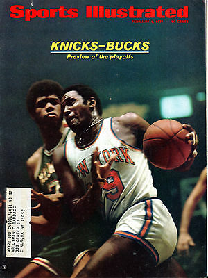 Sports Illustrated Magazine February 8 1971 Knick Bucks Playoffs EX 060216jhe