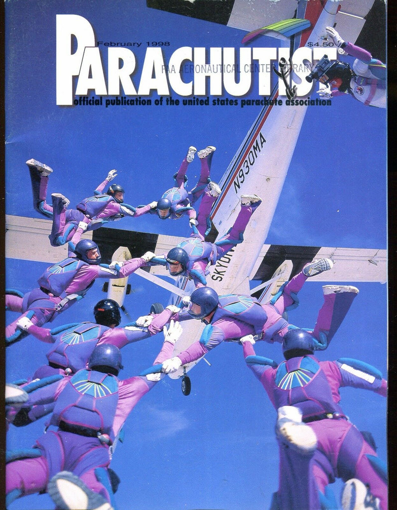 Parachutist Magazine February 1998 8 Launching FAA EX w/ML On Back 022517nonjhe
