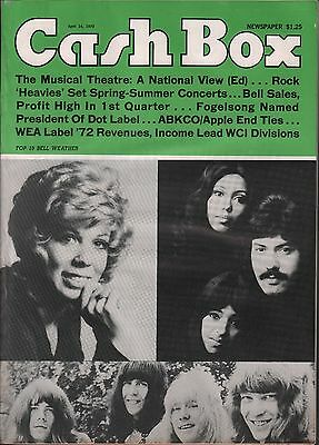 Cash Box April 14 1973 "Top 10 Bell Weather" EX 120115DBE