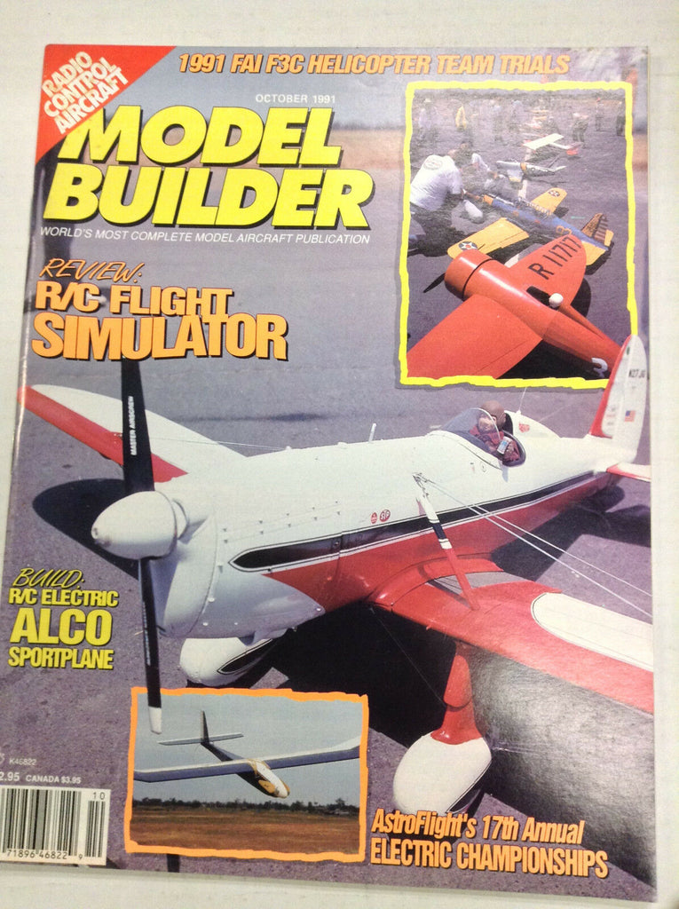 Model Builder Magazine R/C Flight Simulator Alco Sport October 1991 041517nonrh