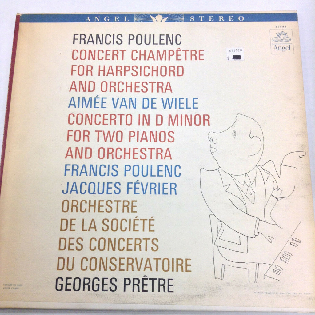 Francis Poulenc Concert Champetre 35993 Angel 33RPM 031017RR