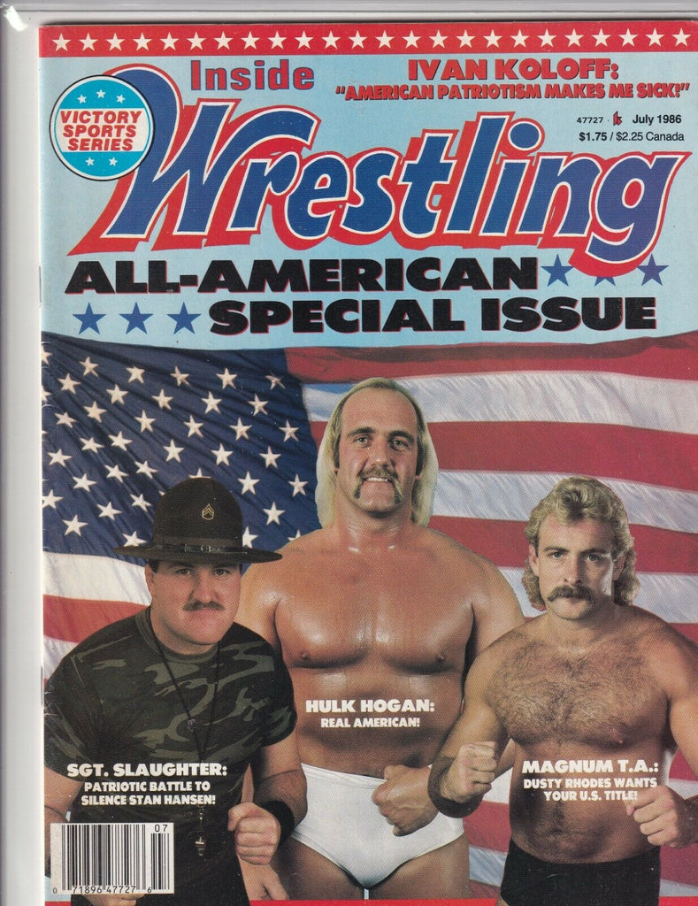 Inside Wrestling Sgt. Slaughter Hulk Hogan Magnum T.A. July 1986 061919nonr